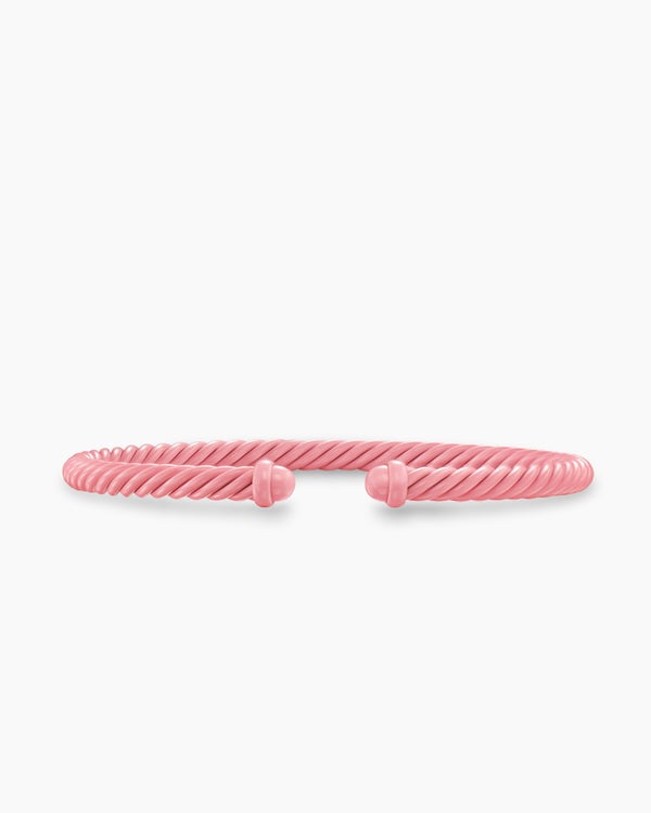 david van hagen Classic Cable Bracelet Pink Aluminum 4mm