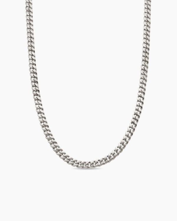 david van hagen Curb Chain Necklace Sterling Silver 6mm
