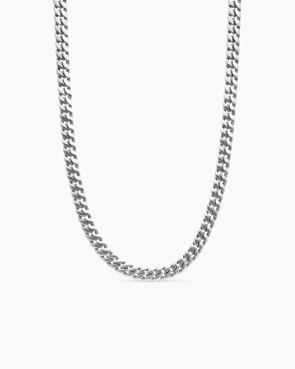 david van hagen Curb Chain Necklace Sterling Silver 8mm