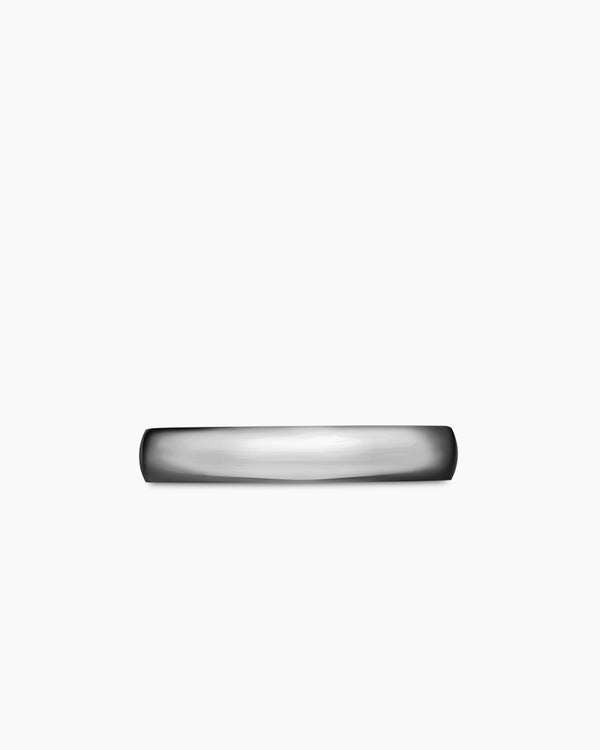 David Van Hagen DY Classic Band Ring Grey Titanium 4mm