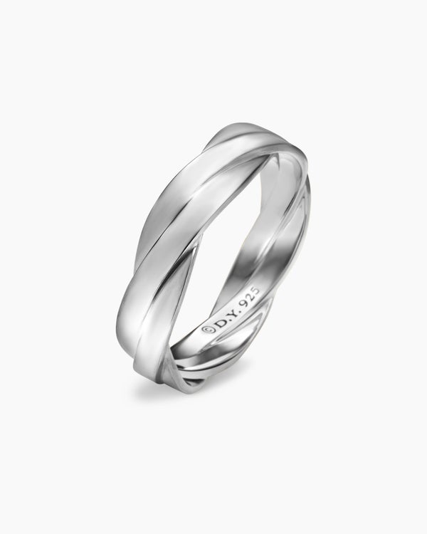 David Van Hagen DY Helios™ Band Ring Sterling Silver 6mm