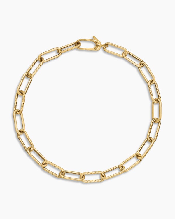 David Van Hagen DY Madison ® Chain Bracelet 18K Yellow Gold 4mm