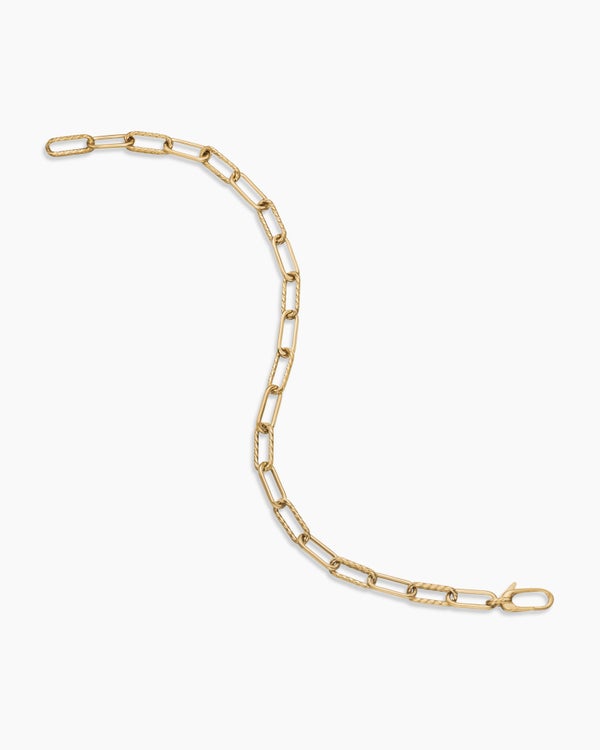 David Van Hagen DY Madison ® Chain Bracelet 18K Yellow Gold 4mm