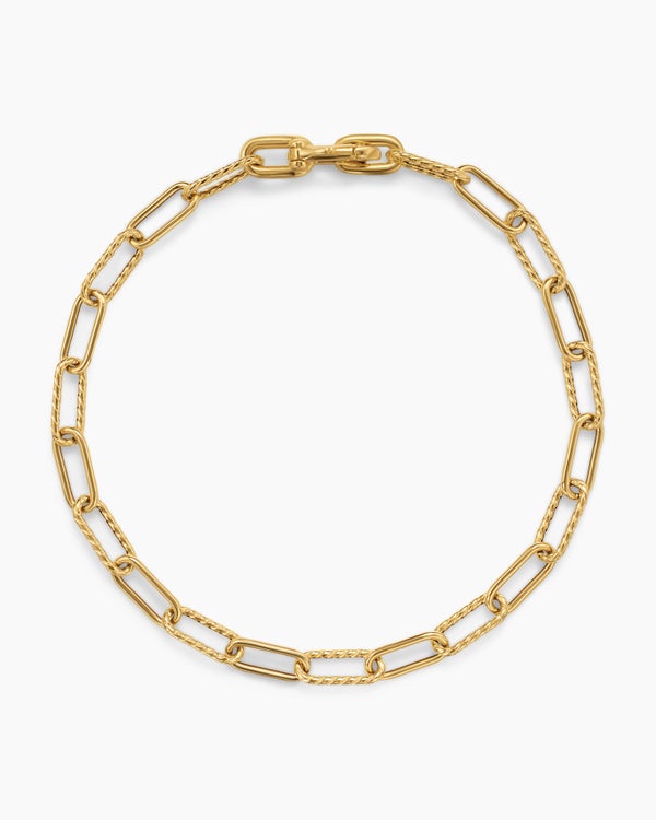David Van Hagen DY Madison ® Chain Bracelet 18K Yellow Gold 4mm