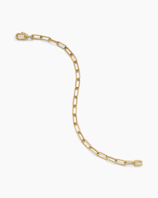 David Van Hagen DY Madison ® Chain Bracelet 18K Yellow Gold 4mm