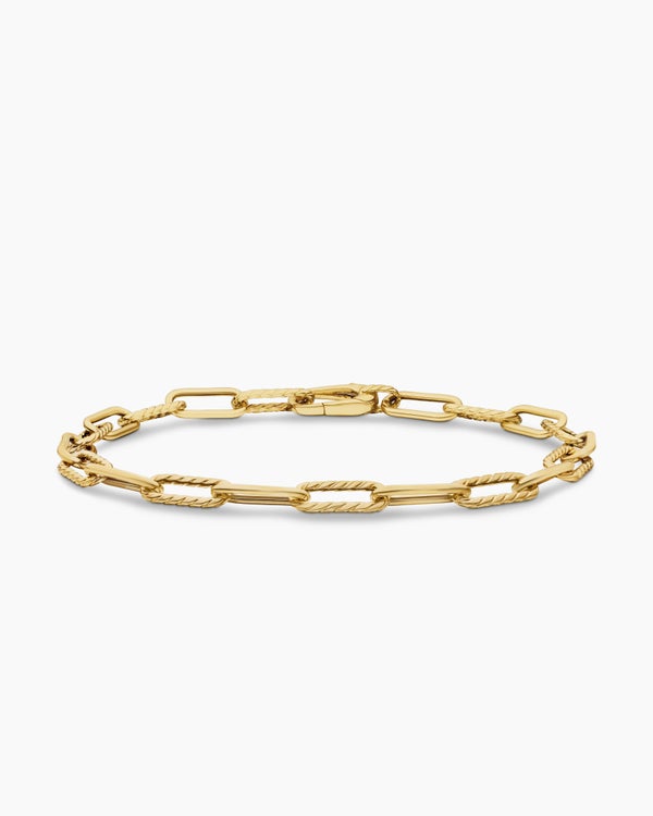 david van hagen DY Madison ® Chain Bracelet 18K Yellow Gold 4mm