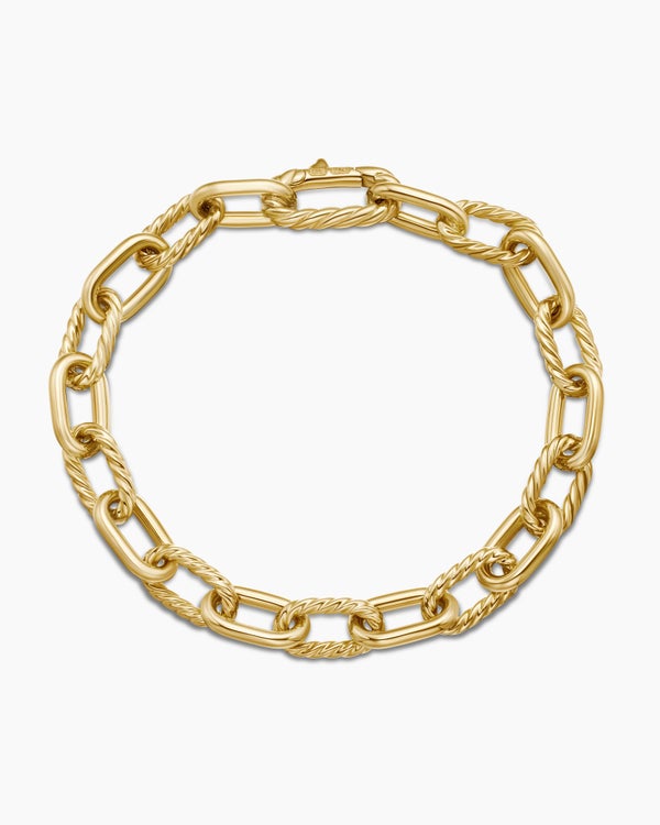 David Van Hagen DY Madison ® Chain Bracelet 18K Yellow Gold 8.5mm