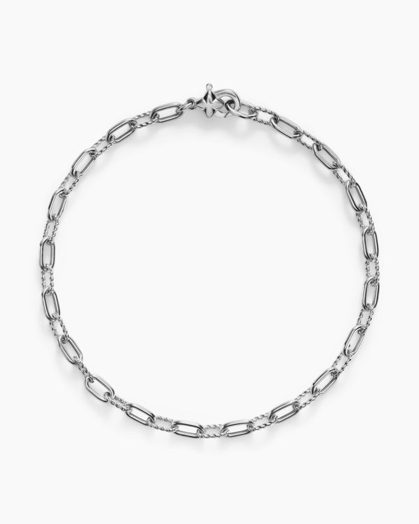 David Van Hagen DY Madison ® Chain Bracelet Sterling Silver 3mm