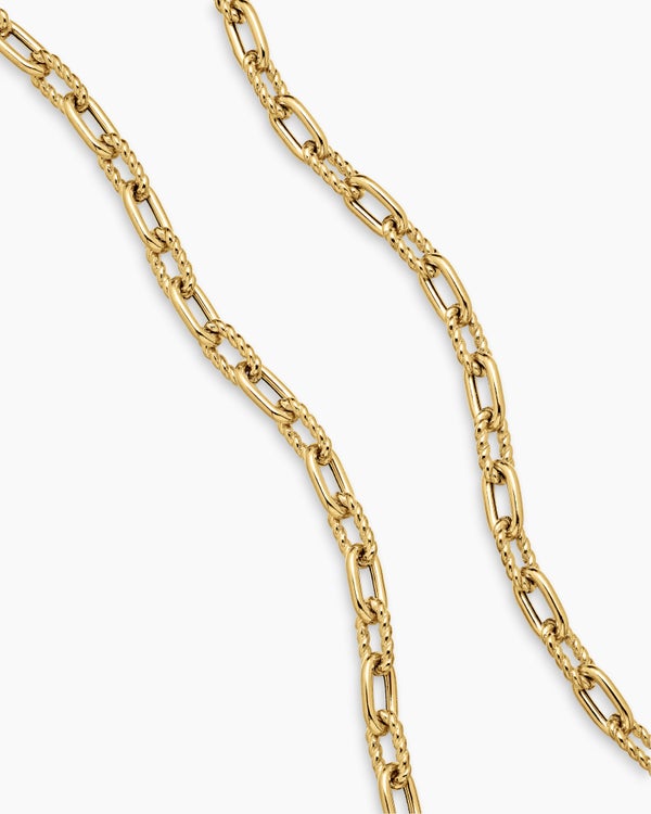 David Van Hagen DY Madison ® Chain Necklace 18K Yellow Gold 3mm