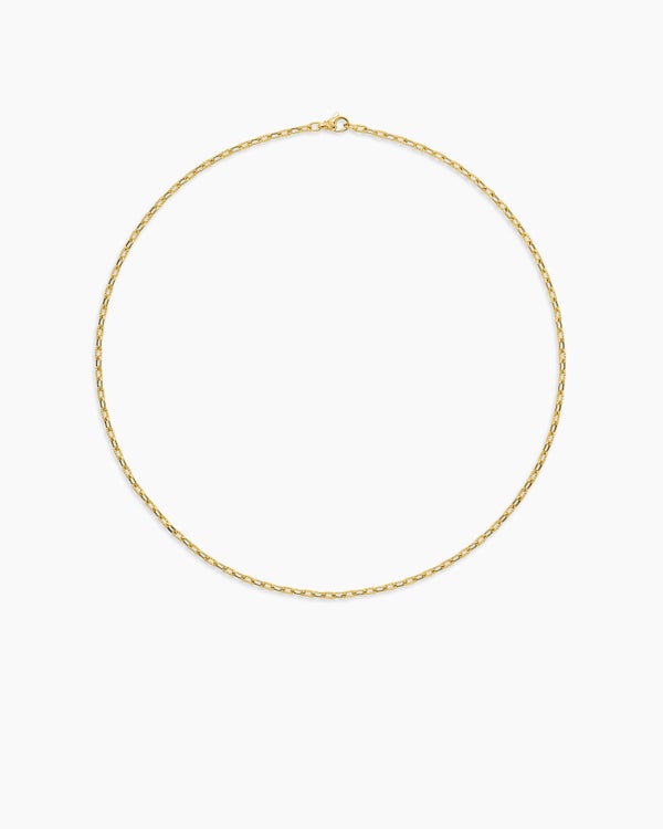 David Van Hagen DY Madison ® Chain Necklace 18K Yellow Gold 3mm