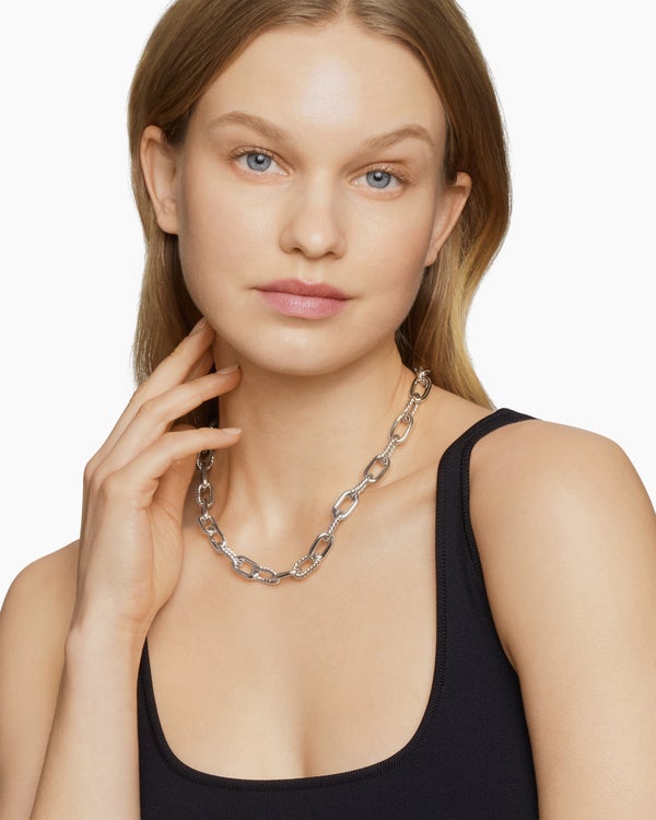 David Van Hagen DY Madison ® Chain Necklace Sterling Silver 11mm