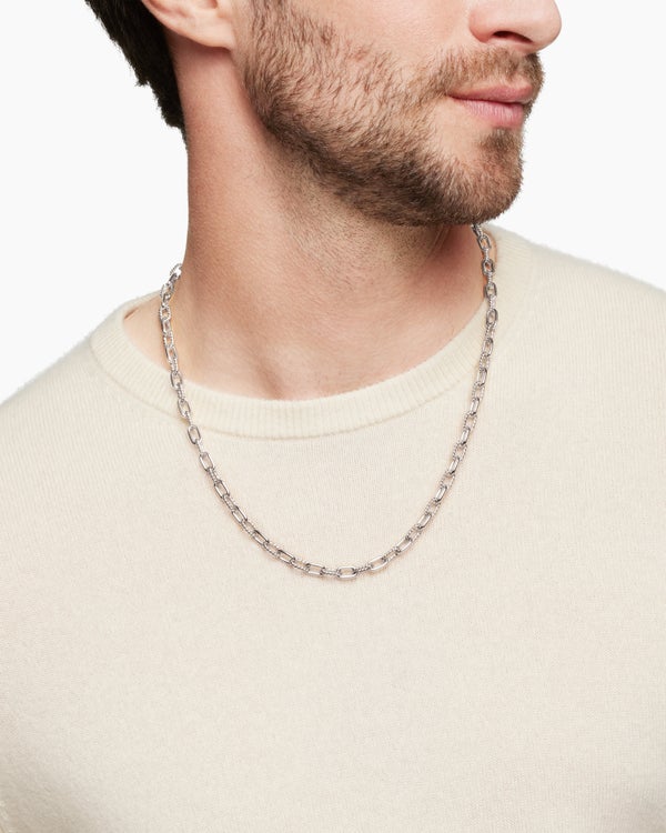 David Van Hagen DY Madison ® Chain Necklace Sterling Silver 6mm