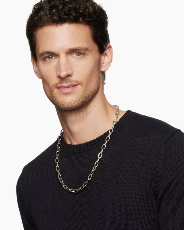 David Van Hagen DY Madison ® Chain Necklace Sterling Silver 8.5mm