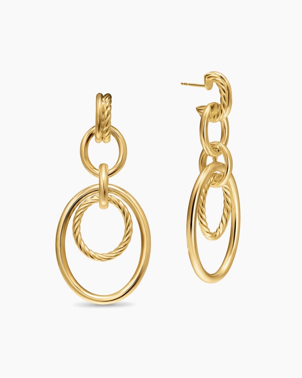 David Van Hagen DY Mercer ® Mobile Drop Earrings 18K Yellow Gold 65.7mm