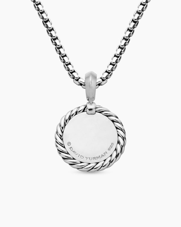 David Van Hagen Initial Charm Sterling Silver With Diamond A