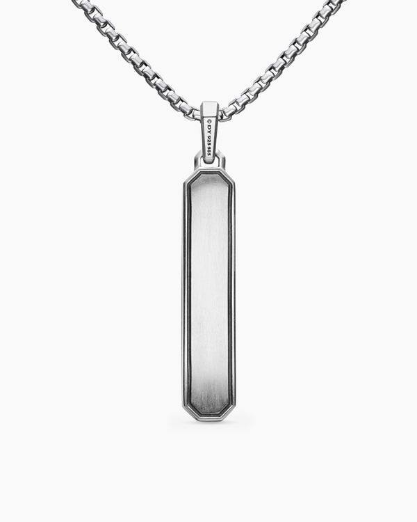 David Van Hagen Integrity Amulet Sterling Silver With 14K Yellow Gold 43mm