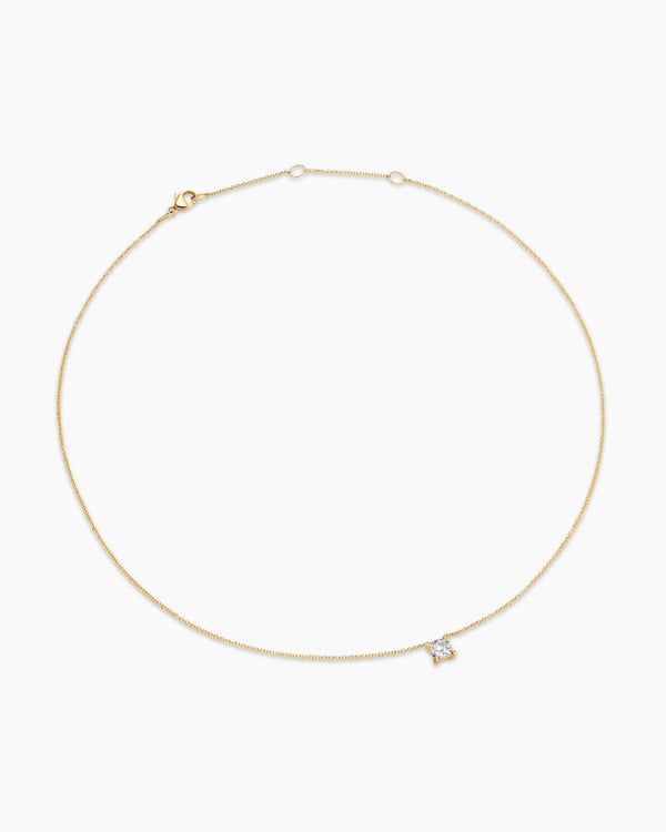 David Van Hagen Micro Chatelaine ® Pendant Necklace 18K Yellow Gold With Diamond 4mm