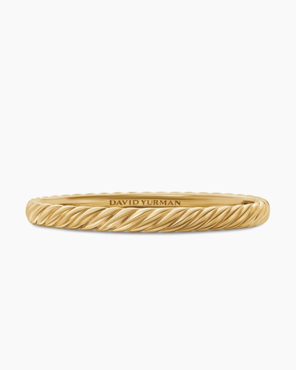 david van hagen Sculpted Cable Bangle Bracelet 18K Yellow Gold 6.2mm david van hagen Sculpted Cable Bangle Bracelet 18K Yellow Gold 6.2mm
