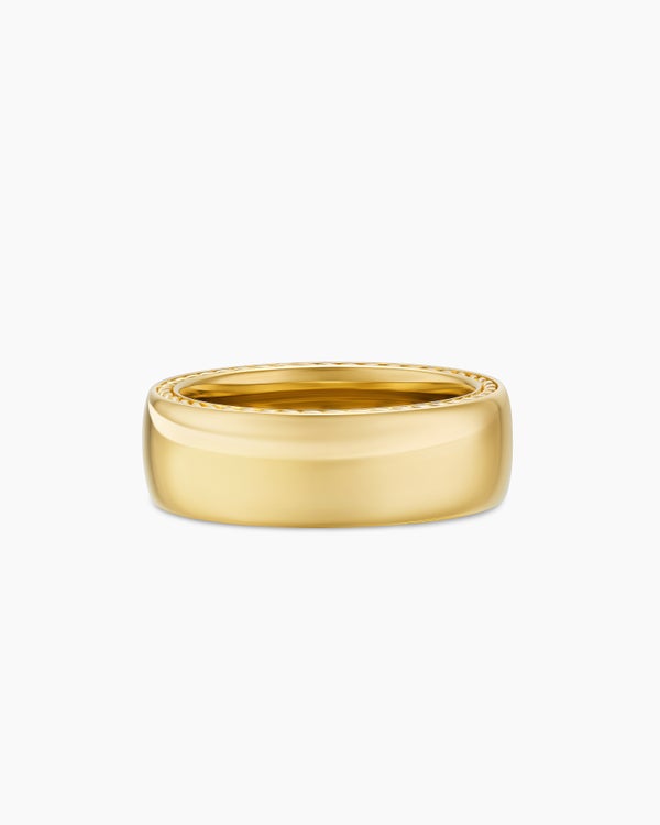 david van hagen Streamline ® Band Ring 18K Yellow Gold 8mm