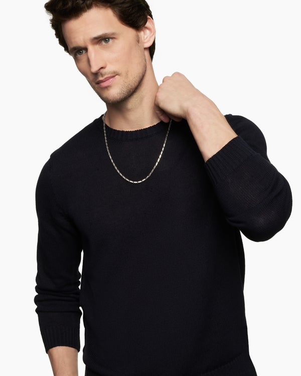 David Van Hagen Streamline ® Chain Necklace Sterling Silver 3mm