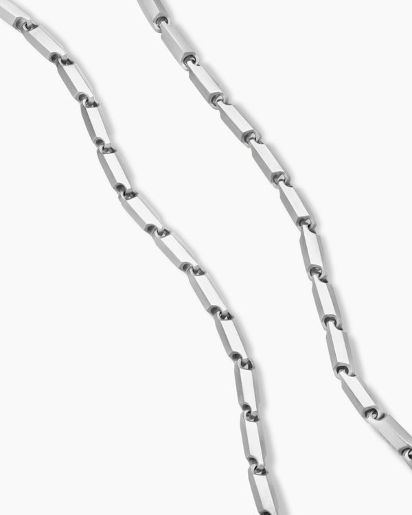 David Van Hagen Streamline ® Chain Necklace Sterling Silver 3mm