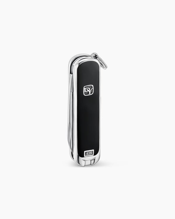 david van hagen Streamline ® Inlay Swiss Army ® Knife Sterling Silver with Black Onyx