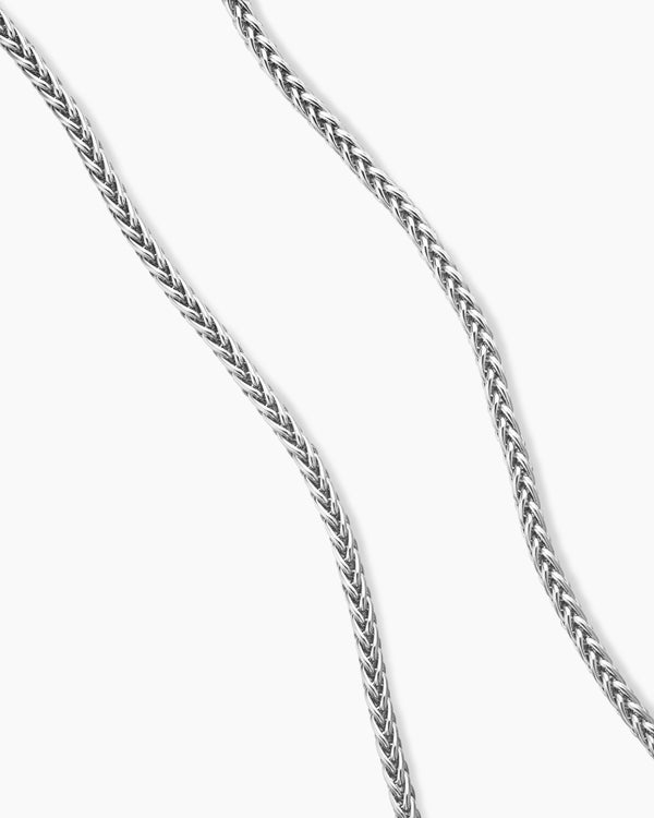 David Van Hagen Wheat Chain Necklace Sterling Silver 2.5mm
