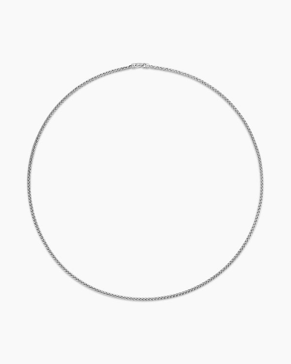 David Van Hagen Wheat Chain Necklace Sterling Silver 2.5mm