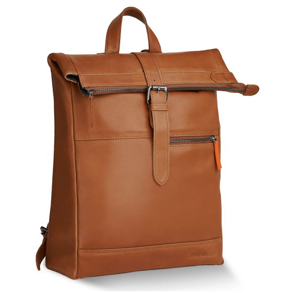 davidoff ESSENTIALS Backpack 1Zip - Cognac