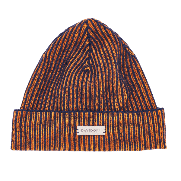davidoff ESSENTIALS Beanie Blue - Orange