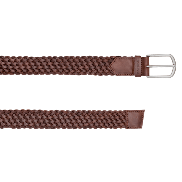 Davidoff ESSENTIALS Belt Braided 105cm / Brown