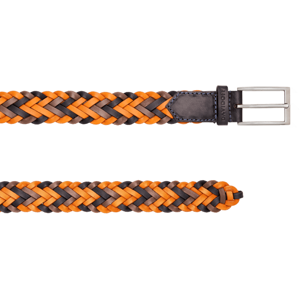 Davidoff ESSENTIALS Belt Braided 105cm / Multicolor