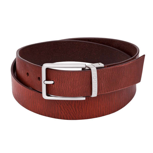 davidoff ESSENTIALS belt Vintage cognac