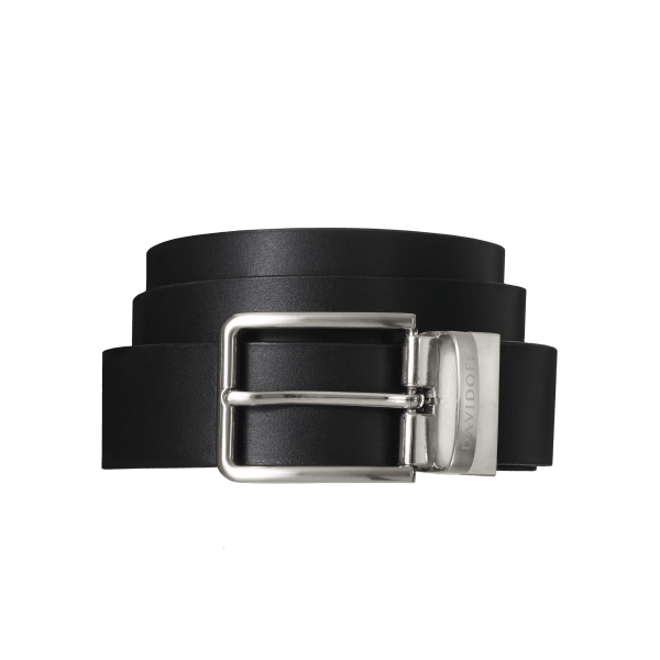 Davidoff ESSENTIALS Belt Waxed Black