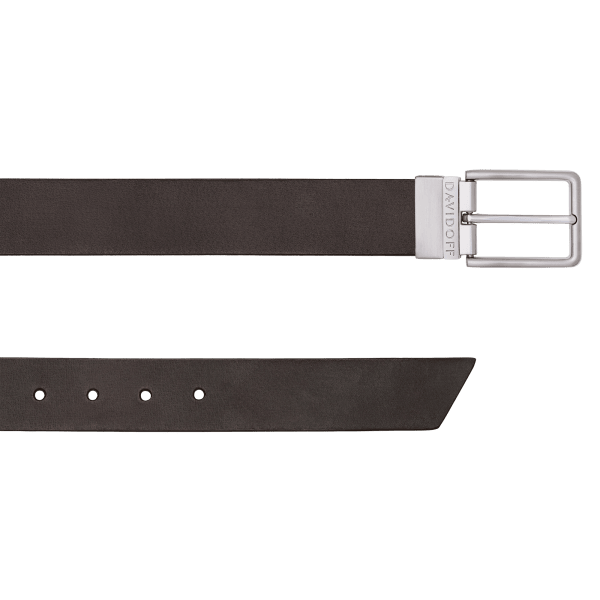 Davidoff ESSENTIALS Belt Waxed Black