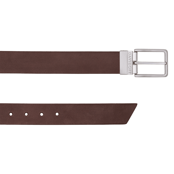 Davidoff ESSENTIALS Belt Waxed Brown