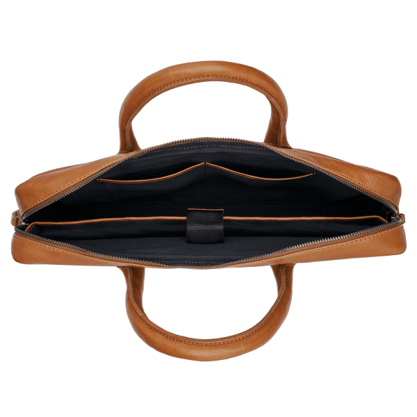 Davidoff ESSENTIALS Briefcase 1zip 1 Zip - Cognac