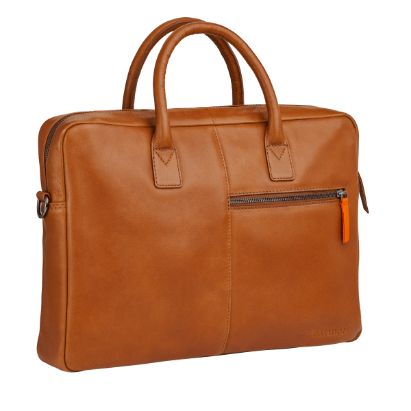 davidoff ESSENTIALS Briefcase 1zip 1 zip - Cognac