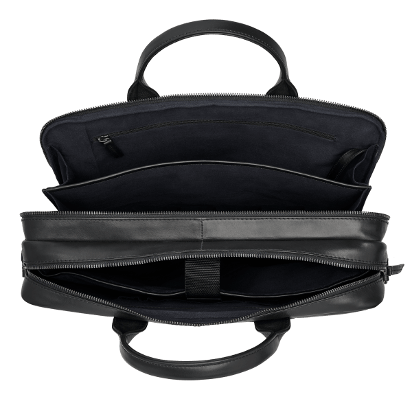 Davidoff ESSENTIALS Briefcase 2 Zip 2 Zip - Black