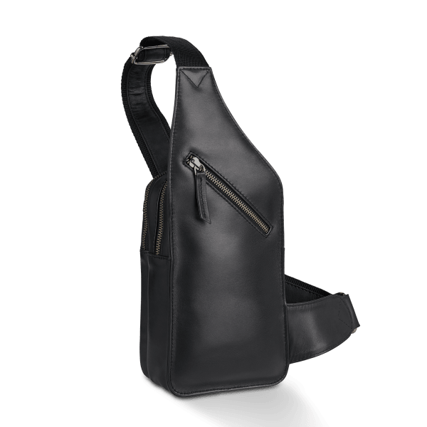 Davidoff ESSENTIALS Crossbag 2Zip - Black