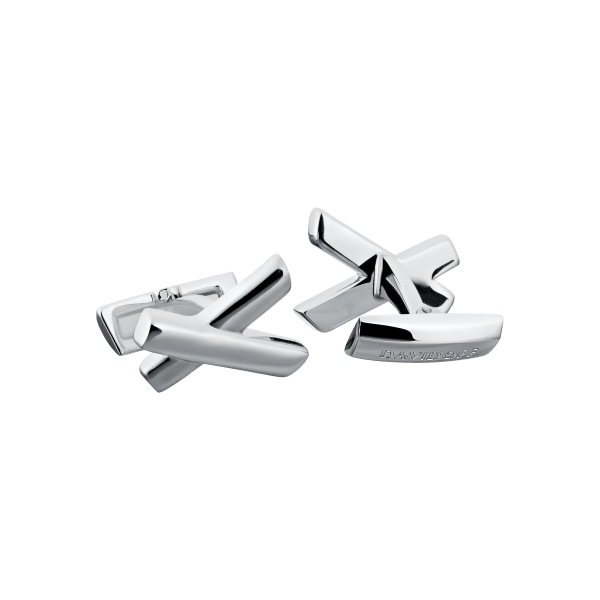 davidoff ESSENTIALS Cufflinks Hyphen - Rhodium