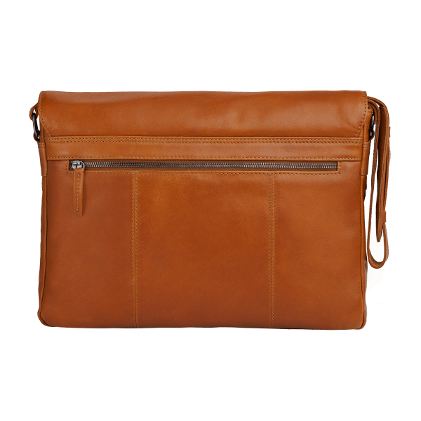 Davidoff ESSENTIALS Messenger Bag Cognac