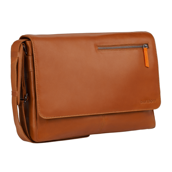 davidoff ESSENTIALS Messenger Bag Cognac