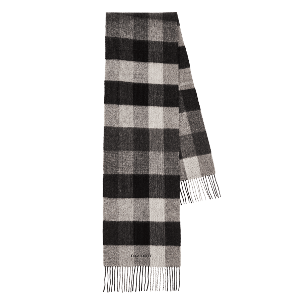 davidoff ESSENTIALS Scarf Anthracite - Grey