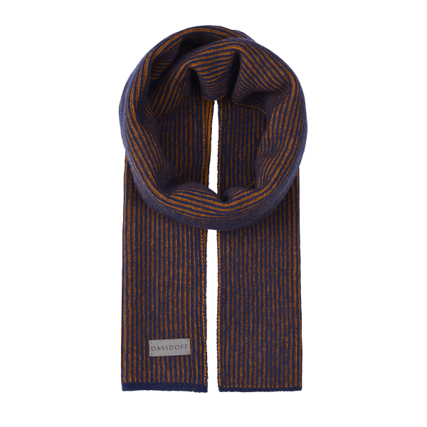 Davidoff ESSENTIALS Scarf Blue - Orange