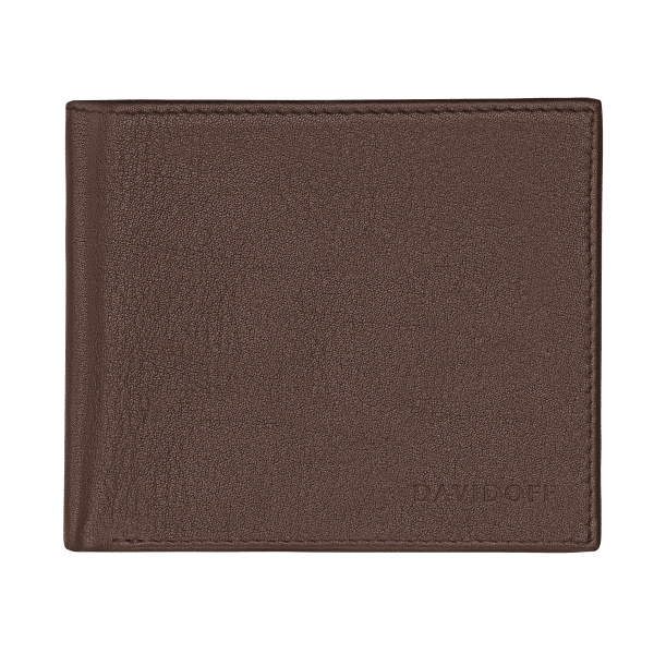davidoff ESSENTIALS Wallet 6CC + 2 Pockets - Brown