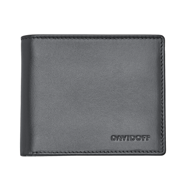 davidoff ESSENTIALS Wallet 6CC + 2WN + 2P - Black