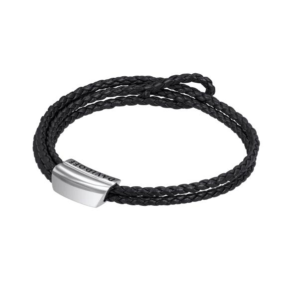 davidoff HOME RUN Bracelets Silver / Black