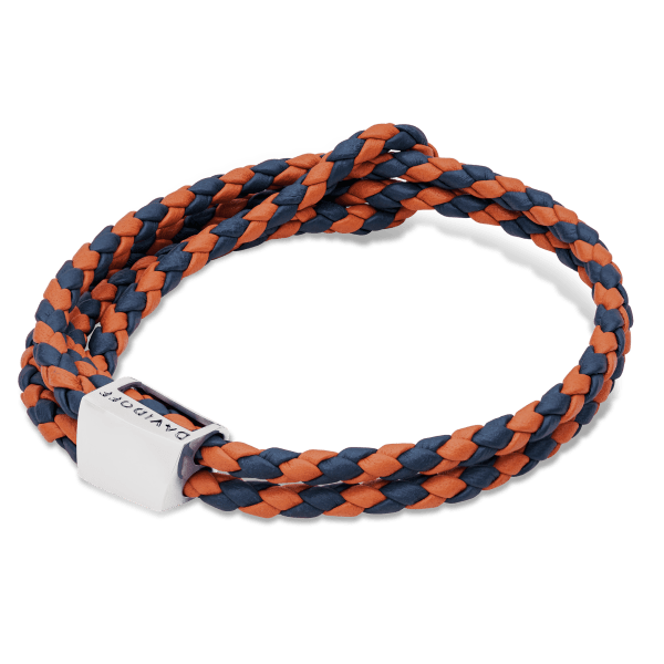 davidoff HOME RUN Bracelets Silver - Orange / Blue