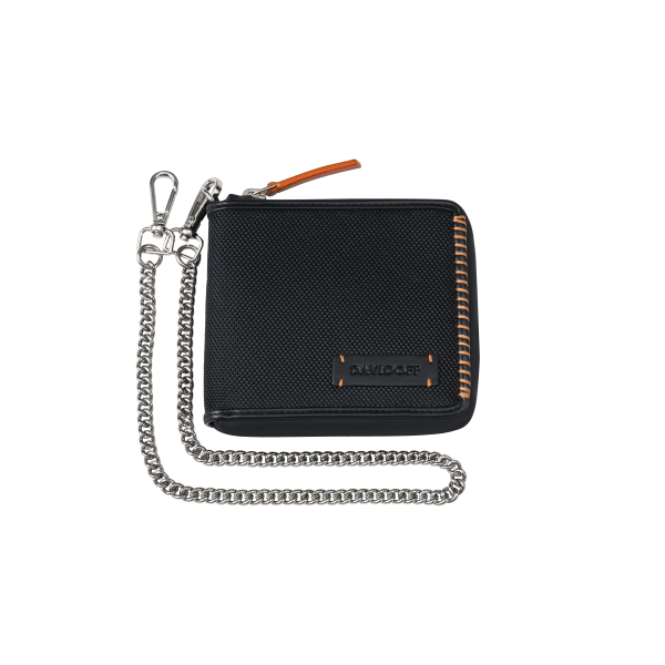 davidoff HOME RUN Wallet 4CC + 2P - Black/orange